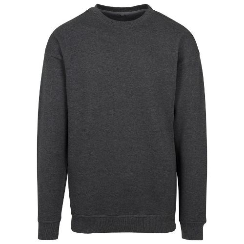Build Your Brand Sweat Crew Neck Charcoal
